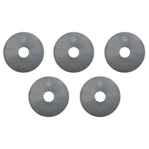 Circular Saw Blade, HSS, 2.5 In Dia, PK5
