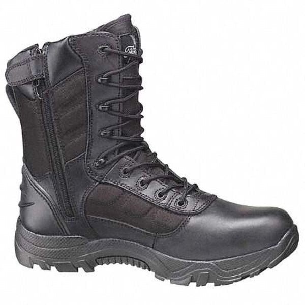 Work Boots, Comp, Side Zip, Mn, 9W, Blk, PR