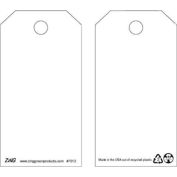 Saf Inspection Tag, 5-3/4 x 3 In, Wht, PK10