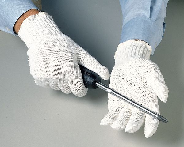 Abrasion Resistance Knit Glove, Cotton, PR