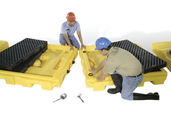 Tank Containment Unit, 65 gal Spill Capacity, 30 lb., Polyethylene