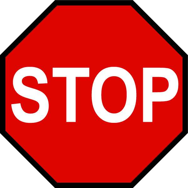 Floor Stop Sign, 16 in H, 16 in W, Heavy Duty Industrial Grade Composite, Octagon, English, STP16
