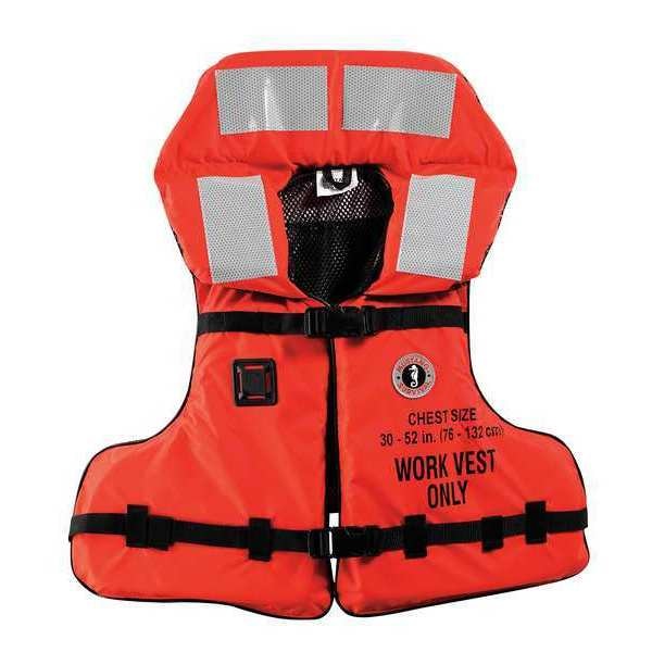 Work Vest, Mesh (Lining), Universal, Orange