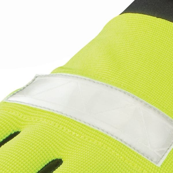 Hi-Vis Cold Protection Gloves, 60g Thinsulate/Micro Fleece Lining, M