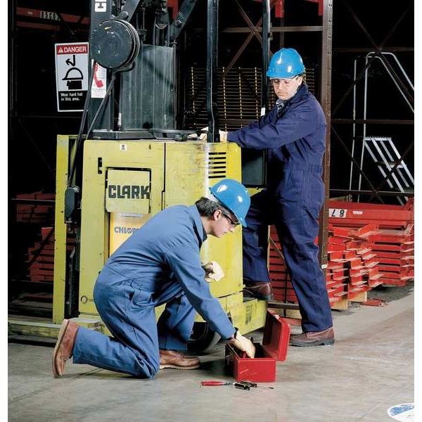 Coverall, Chest 46In., Blue