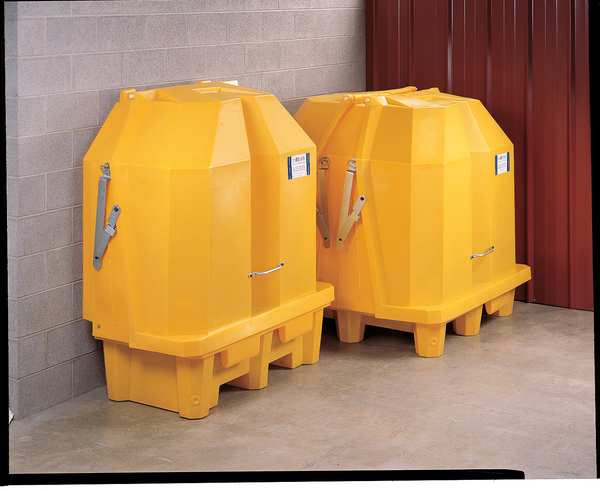 Cvrd Drum Spl Cntnmnt Palet, 63-1/2 in. H