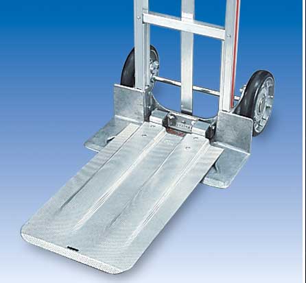 Folding Nose Extention Plate, Alum, 300 lb