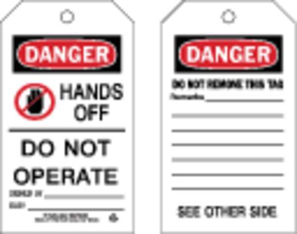 Danger Tag, 7 in Height, 4 in