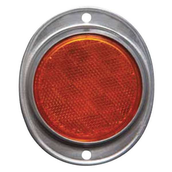 Color Reflector, Oval, Amber, 4-21/32\u0022 L