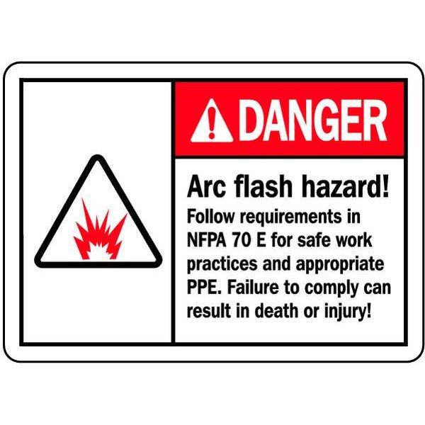 Machine/Equipment Label, 5 In. H, PK5