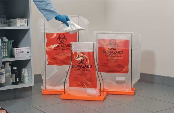 Autoclav. Biohazard Bag, 3gal, Clear, PK100