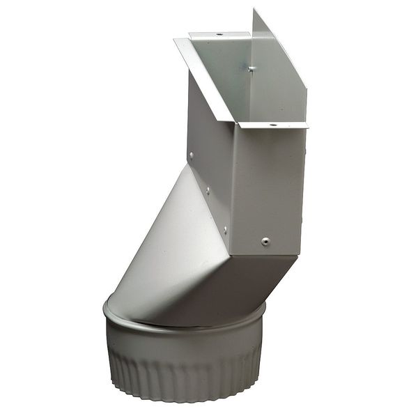 Lower Exhaust Transition Adapter, 5In Dia