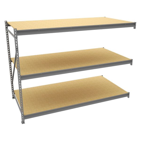 Add-On Bulk Storage Rack, 48 in D, 96 in W, 3 Shelves