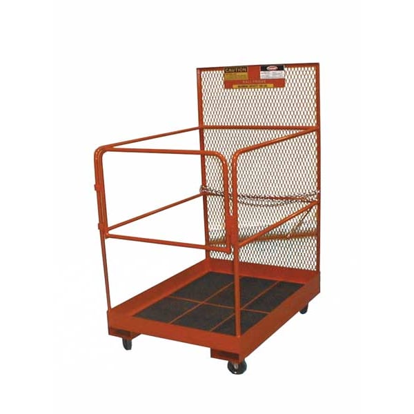 Liftable Work Pltfrm, Fork Lft, Stl, 6 In H