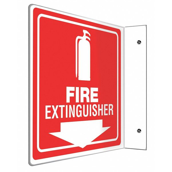 Fire Extinguisher Sign, 8X8