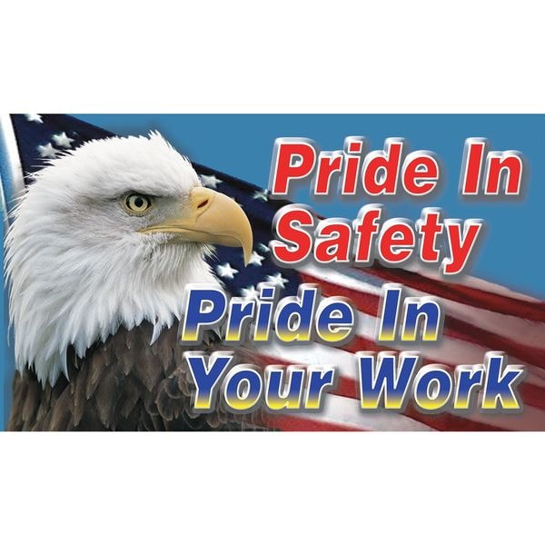 Safety Record Signs, 28In x 8ft., Vinyl