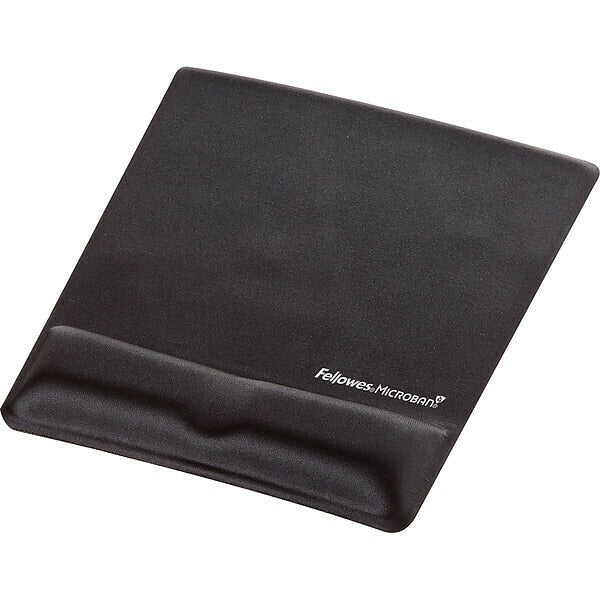 Mousepad w/Microban Wrist Support, Black