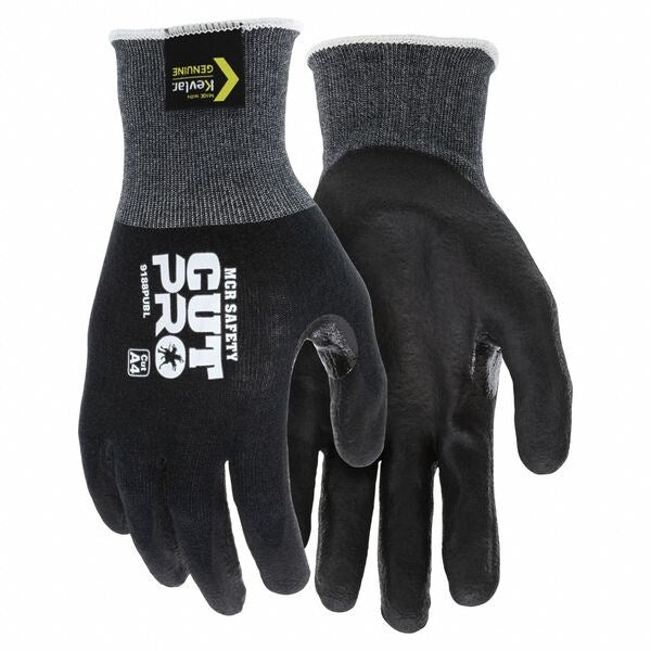 CutPro, 18g Black Kevlar, PU XL