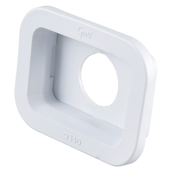 Grommet, PVC, White