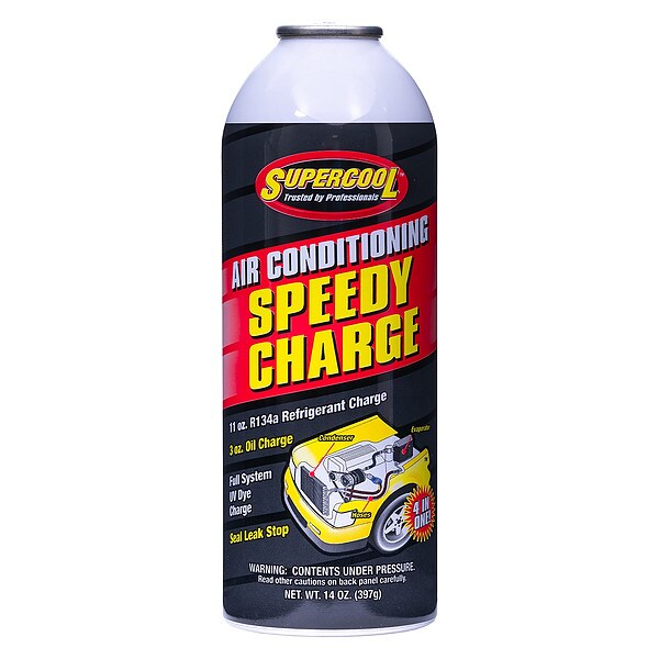 A/C 134a Charge and Ester Lubricant Can Yellow/Green Tint