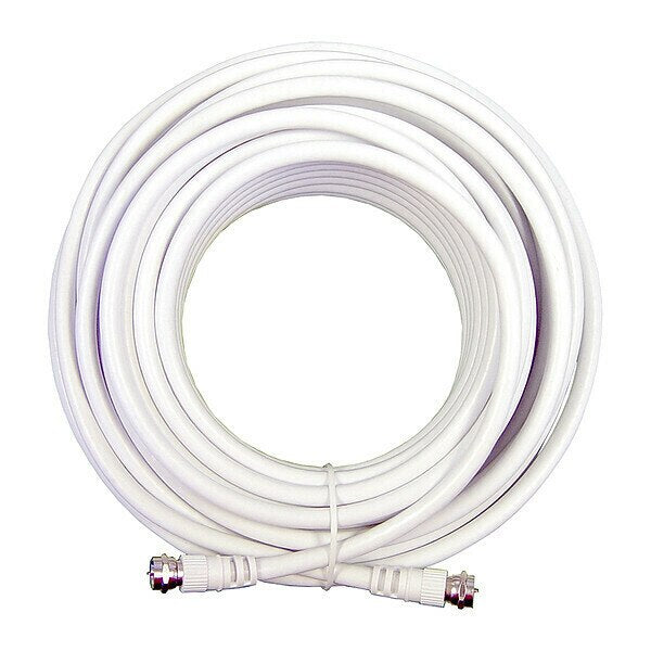 White 30 ft. RG6 Low Loss Coax Cable