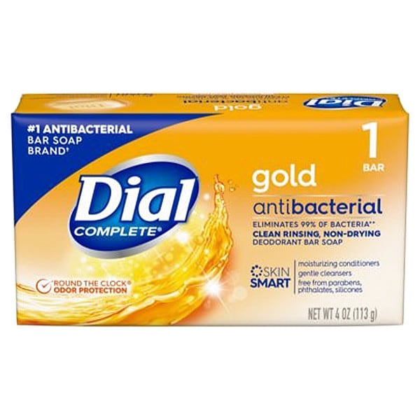 Body Soap, Gold, 4 oz, Fresh, PK36