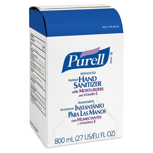 Hand Sanitizer Gel, 800mL Bag-in-Box Refill