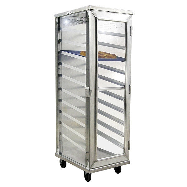 Enclosed Pan Rack, 68 1/4 in H, Aluminum