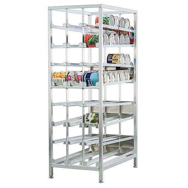 Can Rack, 78 1/4 in H, 8 Shelves