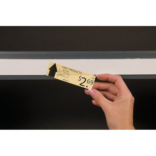 Label Holder, 3INX48IN, Clear strip, PK6