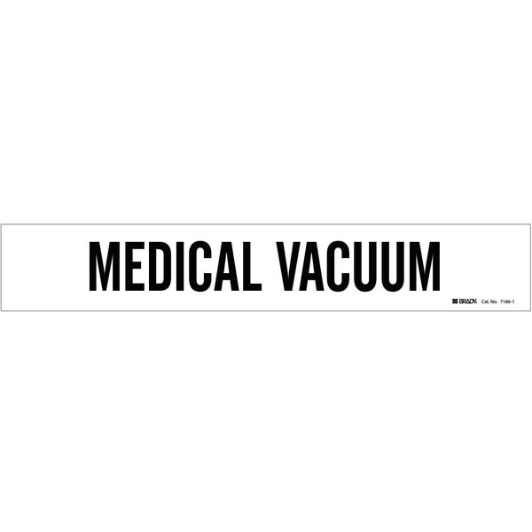 Pipe Mkr, Medical Vacuum, Wht, 2-1/2to7-7/8