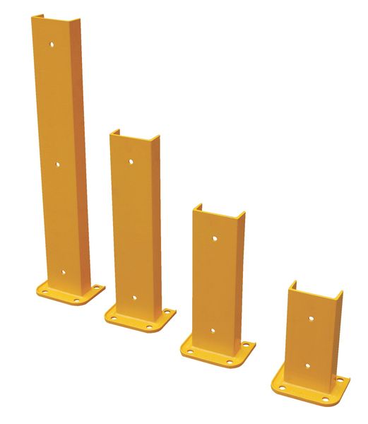 Pallet Rack Protector, 8-1/16Wx6Lx24In H
