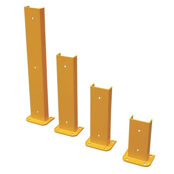 Pallet Rack Protector, 8-1/16Wx6Lx36In H