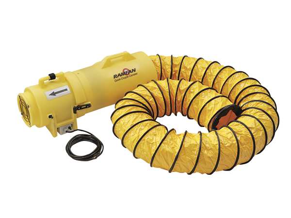 Conf.Sp. Fan, Axial, 8 In, 1/3 HP, 115V