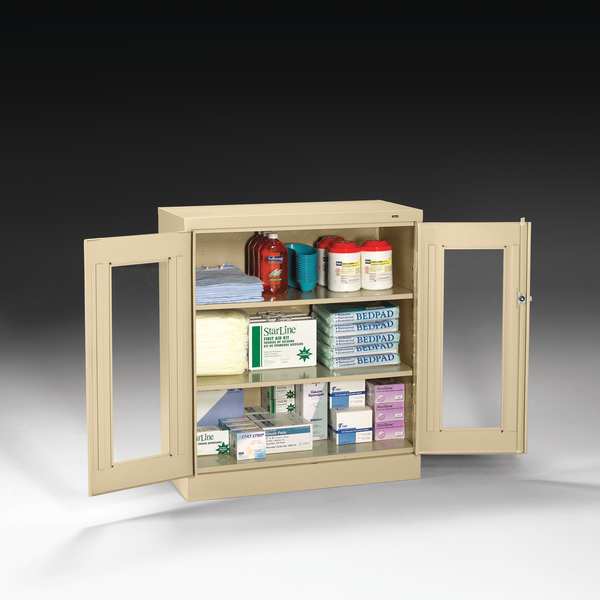 24 ga. Steel Storage Cabinet, 36 in W, 42 in H