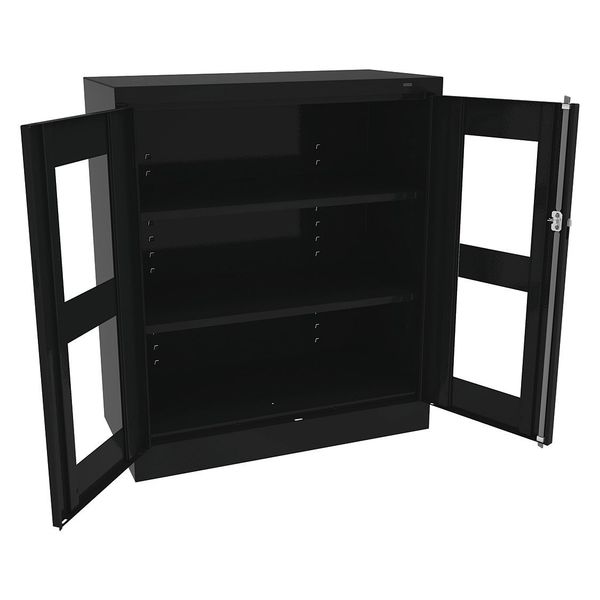 24 ga. Steel Storage Cabinet, 36 in W, 42 in H, Stationary