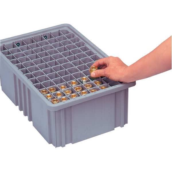 Label Holder, Clear, Polypropylene, 8 in L x 2 in W, 1 lb Load Capacity, 6 PK