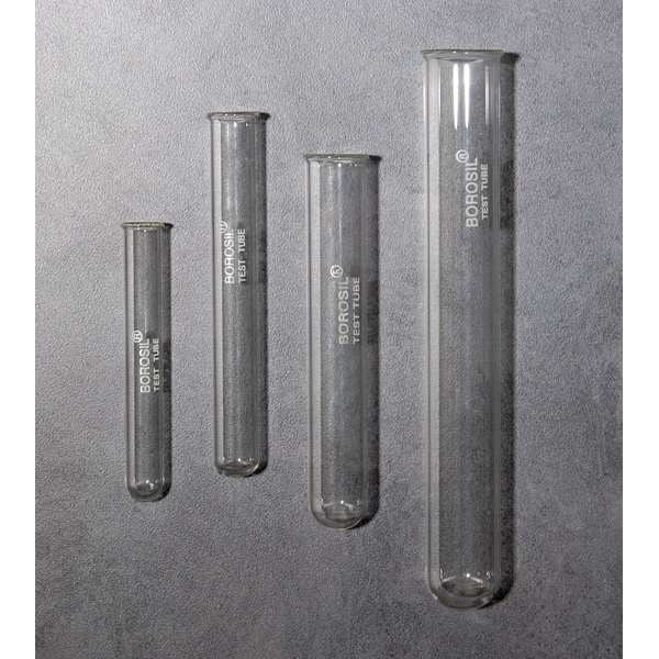 Glass Test Tube with Rim, 16x125mm, Pk72