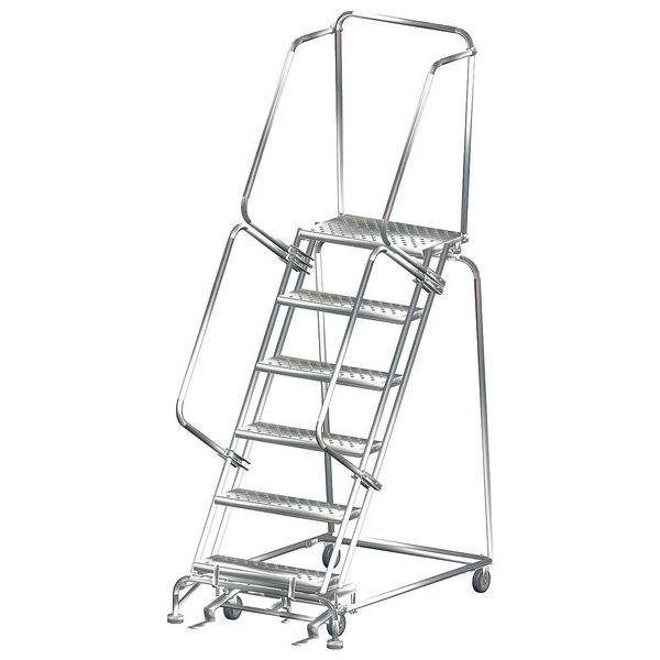 Lockstep Rolling Ladder, Steel, 60 in.H