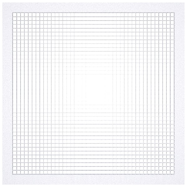 Return Air Grille, 22 X 22, Powder Coated