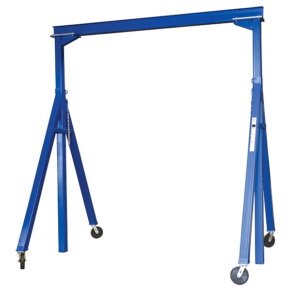 Adj. Gantry Crane, Blue, 12.5 ft. Inside W