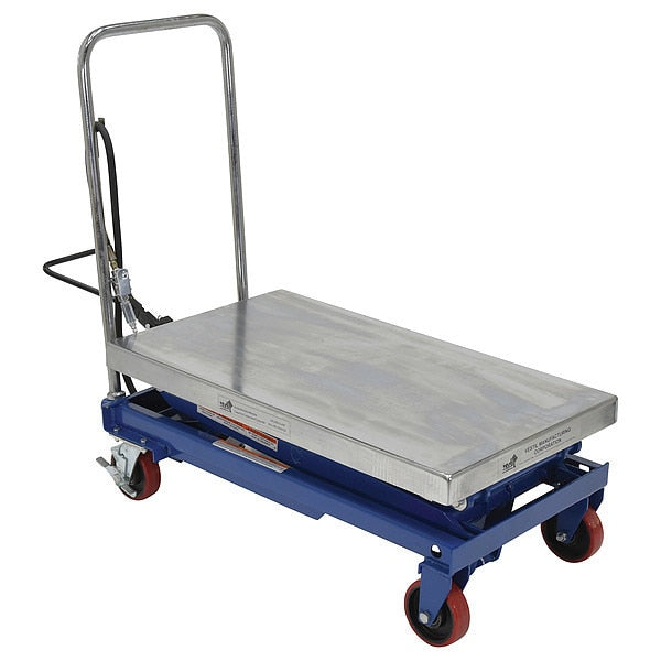 Air Hydraulic Steel Cart, 800 lb. Cap, 20