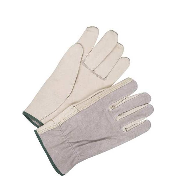 Grain Cowhide Driver Split Back Straight Thumb, Size XS