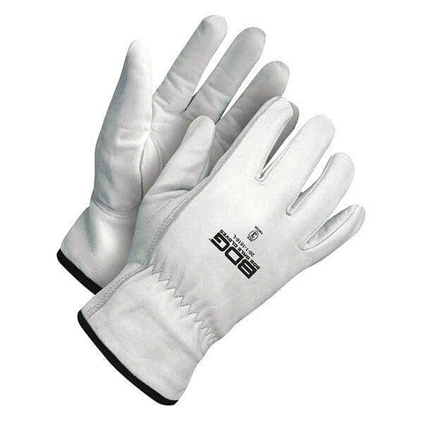 Grain Pearl Goatskin Driver, Shrink Wrapped, Size M