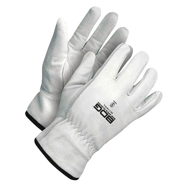 Grain Pearl Goatskin Driver, Shrink Wrapped, Size S