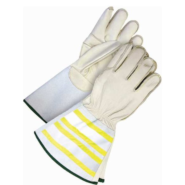 Water Repellent Cowhide Utility Hi-Viz Lined Thinsulate C100, Size L