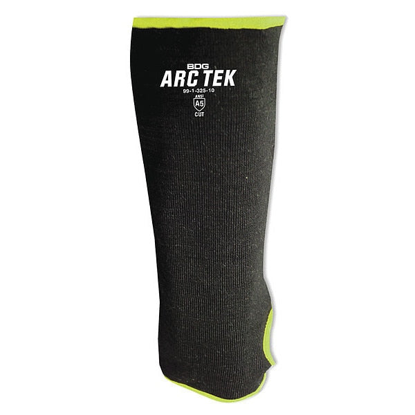 Black Cut Resistant Sleeve Thumb Hole, Size 10