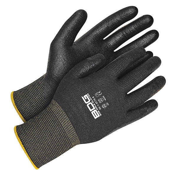 Touch Tech Black 13G Seamless Knit HPPE Cut Resistant, Shrink Wrapped, Size S (7)