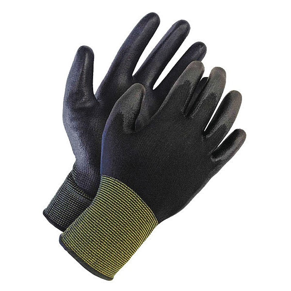 Seamless Knit Black Nylon Black Polyurethane Palm, Size X2L (11)