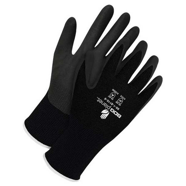 15 Gauge Black Nylon Spandex NBR Palm Net Zero, Size X3L (12)